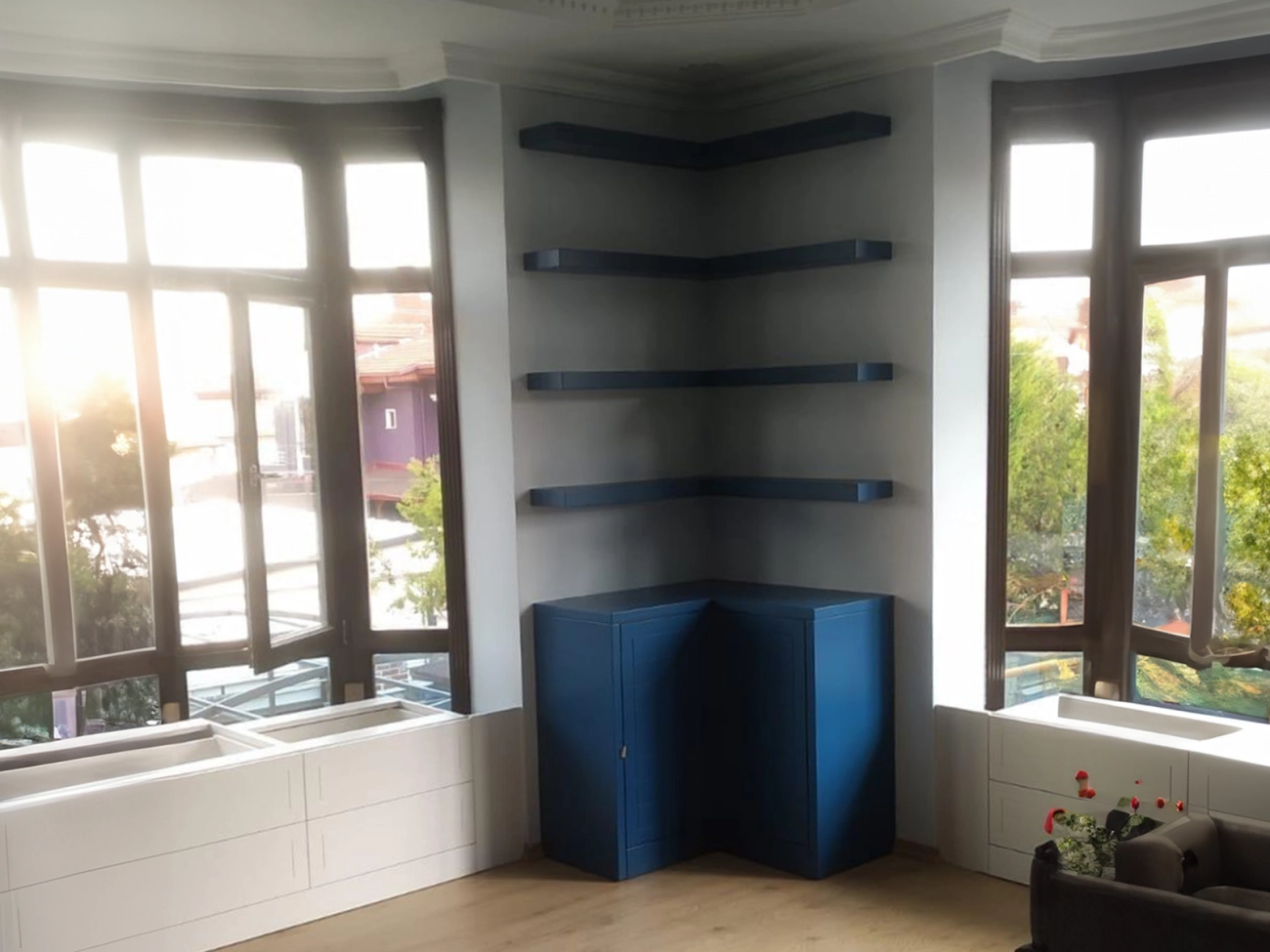 Köşe Kitaplığı Tasarımı